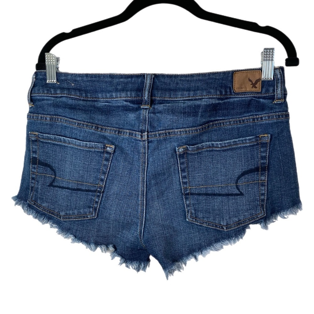 American Eagle floral embroidered cut off shorts - Picture 2 of 3